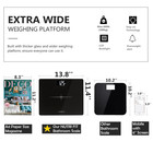 Nutri Fit Extra-wide ultra-thick Digital Body Weight Bathroom Scale With 3 Inch