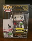 Funko Pop Batman Lot joker Is Wild  292  ee    Red Chrome  144  funko Shop  Excl