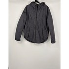 Cavalleria Toscana Full Zip Hooded Jacket Puffer Coat Dark Gray Size M