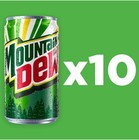 Soda 7 5 Fl Oz Mini Cans Pack Of 10 Carbonated Soft Drink Beverage