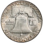 1963 Toned Franklin Half Dollar Pcgs Ms 65 See Video Toning Silver Coin 50c