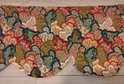Custom Jacobean Reversible Scalloped Valance 110 X 16