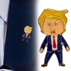Happy Trump Face Pin 2026  Trump Gifts Pins Collectible Lapel Button Badge