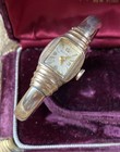 Vintage 10k Gold Filled Bulova Ladies Watch Wind Up - Working 