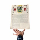 Morgan Family Coat Of Arms Crest 12x16 Genealogy Print Heraldry 