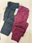 2 Pack Cat And Jack Kidsjogger Sweat Pants Black And Burgundy-nwt-pick Your Size