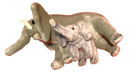 Russ Berrie Yomiko Classics 14    Elephant   Baby Plush Gray Vtg Nice Details Euc