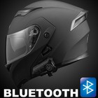 Motorcycle Modular Full Face Helmet Bluetooth For Adult Flip Up Dual Visor Dot