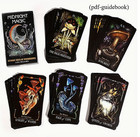 Midnight Magic Mushrooms Tarot Deck - New Sealed 4 X 2 5  Sara Richard Blk1116