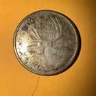 1960 Canadian Silver Quarter - Asw  0 15 Oz