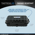 Tactical45 6 4 X 4 5 X 2in Hard Shell Case With Rubber Lining And Pressure Valve
