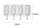 Geometrical Popsicle Mold  Cakesicle Mold  Silicone Ice Cream Baking Mold 
