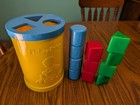 Vintage Fisher Price Baby s First Blocks Sorter W 11 Blocks