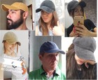 Dyed Washed Retro Distressed Cotton New Plain Polo Style Baseball Ball Cap Hat