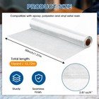 Zxqdre 1708 Biaxial Fiberglass Cloth Mat Roll  50  X 50 Inch X 15 Yard  White