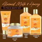 10 Pc Spa Gift Baskets Almond Milk   Honey Beauty Bath Personal Care Set