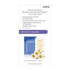 Hair Remover Wax Strip Kit For Face  18 Count  Face  Legs  Arms  And Bikini Area