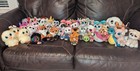 Ty Beanie Boos Stuffed Plush Dogs Cats Owls Nwt New Lot Of 50 Mix - T