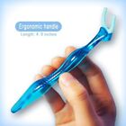 Clean Dental Flossers Kit Of Refills Plus Mid-length Handle Extra-strength Floss