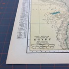 Map Of Egypt 1940s Atlas Historical Map Nile River