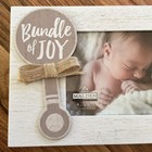 Newborn Baby Picture Frame  bundle Of Joy  Distressed Shabby Chic Malden 4x6 