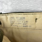 Vintage M-1951 Wool Field Pants Mens 34x34 Green Us Army Korean Surplus Trousers