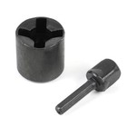 Electric Drill Adapter For Trailer Jack Heavy Duty Steel T Ho Tool X5w0