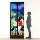 Antique Stained Glass Doors Abstract Subject Italy Xx Century Originals