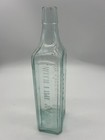 Antique Scott   s Emulsion Bottle  Cod Liver Oil  With Lime   Soda     Aqua 9   h