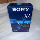 Sony Vhs-c Premium Grade Camcorder Video Cassette Tape Tc-30vhg New Sealed Read