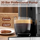 20 Bar Compact Espresso Machine With Steam Milk Frother   professional Espresso Ma
