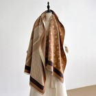 Women s Cashmere Feel Vintage Print Shawl Tassel Pashmina Winter Scarf
