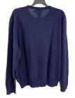 New Polo Ralph Lauren Men s Pima Cotton Knit Sweater Navy Blue