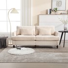 Modern Loveseat Sofa Couch 2 Seater Upholstered Couch Living Room Sofa Us