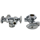 10 Pack Xfititng 3 8  X 3 8  Od X 5 8  Od Compression Dual Angle Valve