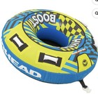 Towable Round 1 Person Tube Handles Quick Inflation Deflation Connection Boat