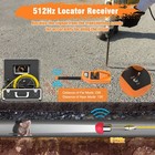 Anysun Sewer Camera With Locator  Pipe 512hz 100ft 30m  Black