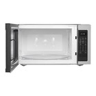 Whirlpool 2 2 Cu  Ft  1200w Countertop Microwave Black Stainless Wmc50522hs