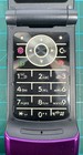 Motorola Krzr K1 T-mobile Flip Phone Purple Camera Bluetooth Battery Powers On
