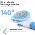 Pet Hair Remover Dog Cat Comb Grooming Massage Deshedding Cleaning Brush Us