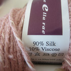Lot 5 Ella Rae Shibu Mauve Pink 90  Silk Rayon Blend Worsted Weight