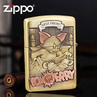 Armor Bronze Tom And Jerry Zippo Lighter Us Shipping