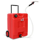 13 Gallon Portable Fuel Caddy Tank W  Fluid Transfer Siphon Pump Gasoline Diesel