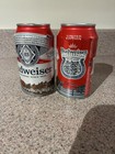 2 Budweiser Christmas 2025 Cans Holiday  Clydesdales Bottom Empty Can