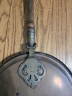 Vintage Long Wood Handle Copper   Brass Bed Warmer  goldfield Hotel Nevada  Usa
