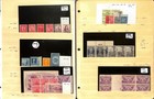United States Stamp Collection On 5 Stock Pages  Interesting Lot  bw 