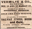 Vermilye   Co Gold   Gold Coupons Railway Stocks Bonds 1869 Ny Clipping Taj7-s86