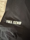 Full Send Happy Dad Hard Seltzer Black Graphic Short Sleeve T-shirt Size M