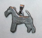 Wire Fox Terrier Dog Harris Fine Pewter Pendant Usa Made