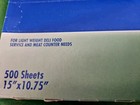 3000 Sheets 15 x10 75  Dixie Rite Wrap Deli Light Weight Dry Wax Paper Open Box